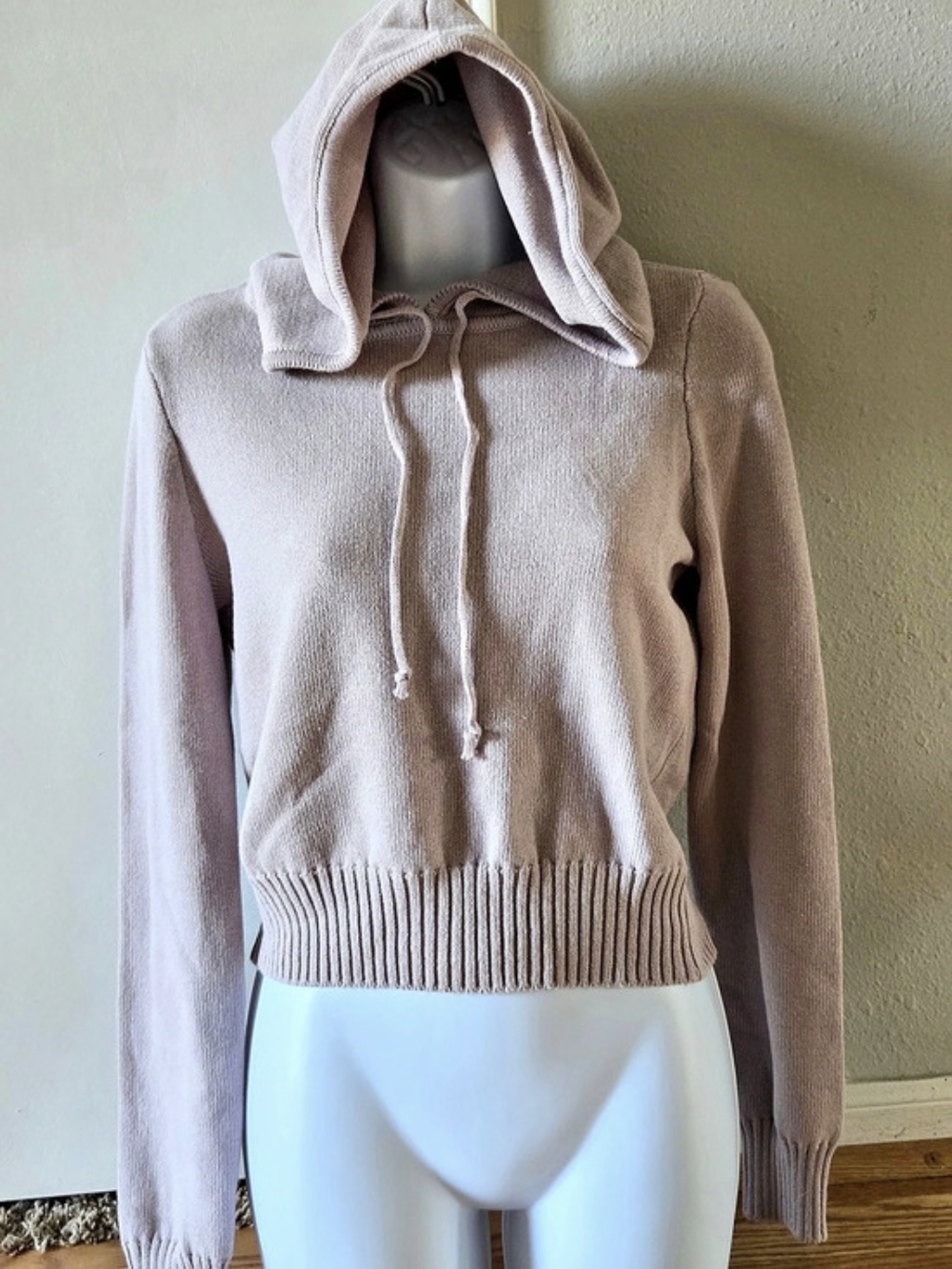 L.A. Hearts Cropped Hoodie in Pink Size Small Like New